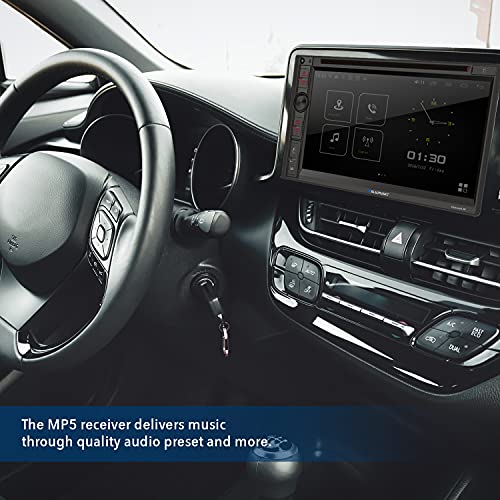 BLAUPUNKT Concord20 Double Din Car Stereo in-Dash 6.9-Inch Touchscreen Multimedia DVD/CD Receiver with Bluetooth, AM/FM, Aux Input, USB Port, MicroSD Car Slot BLAUPUNKT Concord20 Double Din Car Stereo in-Dash 6.9-Inch Touchscreen Multimedia DVD/CD Receiver with Bluetooth, AM/FM, Aux Input, USB Port, MicroSD Car Slot